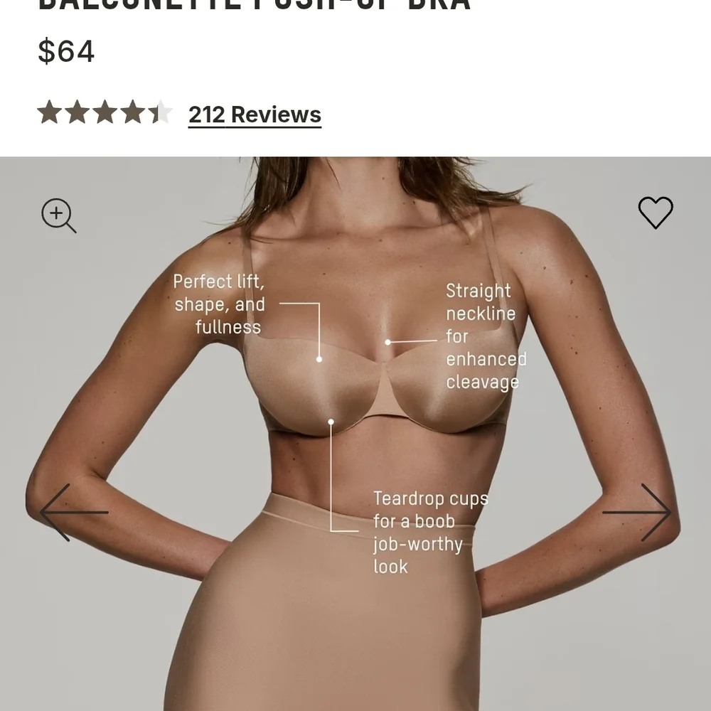 SKIMS Balconette Bra in Nude/Tan - Picture 3 of 3